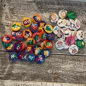 Colorful Assorted Pinback Buttons
